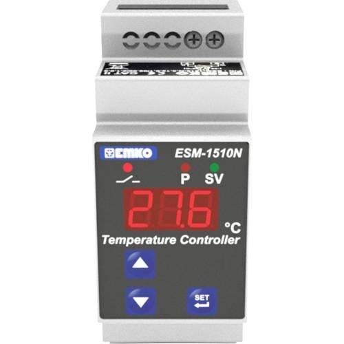 Emko ESM-1510-N.5.11.0.1/00.00/2.0.0.0 2-Punkt-Regler Temperaturregler Pt100 -50 bis 400 °C Relais 5 A (L x B x H) 62 x 35 x 90 mm