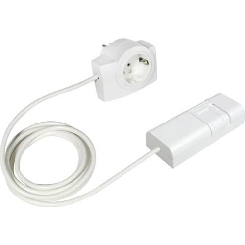 Ehmann 2160c0709 Schnurdimmer Geeignet für Leuchtmittel: LED-Lampe, Energiesparlampe, Halogenlampe, Glühlampe Weiß