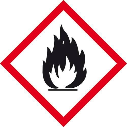 SafetyMarking 31.B1016 GHS-Gefahrenpiktogramm 02 Flamme Folie selbstklebend (B x H) 74 mm x 74 mm 500 St.