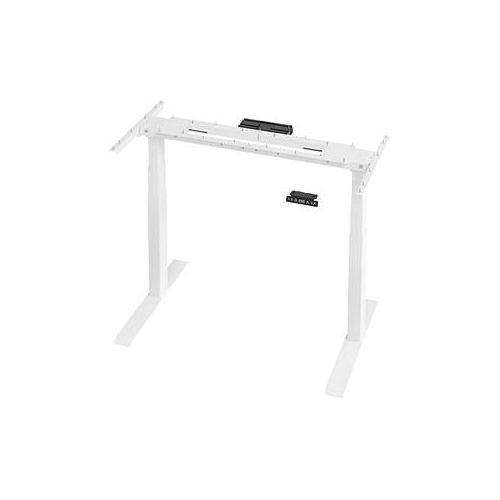 Flexbase Flexbase 650 elektrisch höhenverstellbares Schreibtischgestell weiß ohne Tischplatte, T-Fuß-Gestell weiß 112,8 - 172,8 x 73,0 cm