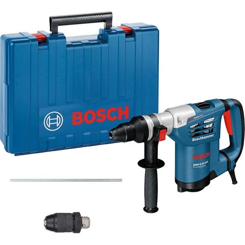 Bosch Bohrhammer mit SDS plus GBH 4-32 DFR, Handwerkkoffer, Schnellspannbohrfutter - 0611332101