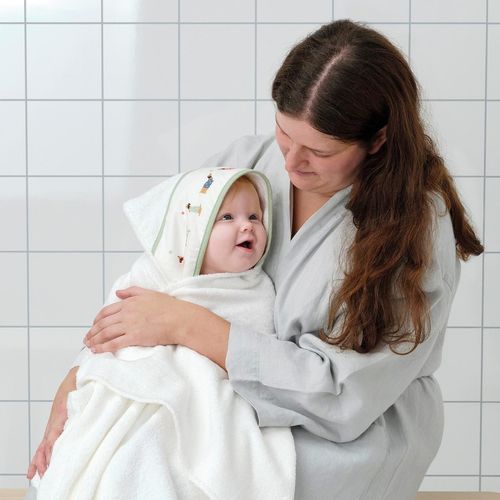 DRÖMSLOTT Babybadetuch mit Kapuze