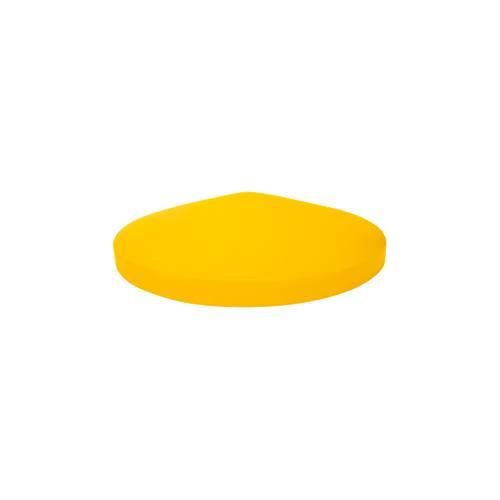 Fassdeckel für 205-l-Fässer, gelb, Ø 610 x H 160 mm, 2 kg