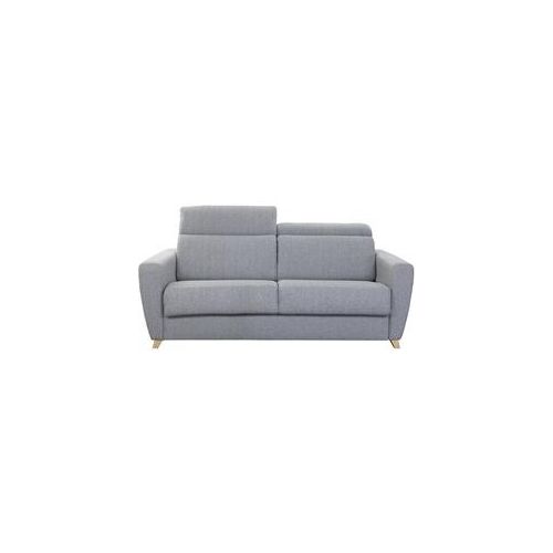 3-Sitzer-Sofabett mit verstellbaren Kopfstützen in grau GOYA