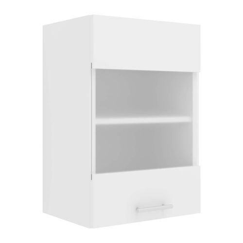 VCM Küchenschrank hängend Maße ca. H. 60 x B. 40 x T. 31 cm Hängeschrank mit zwei Fächern Küchenschrank mit Glas Küchenmöbel - Esilo