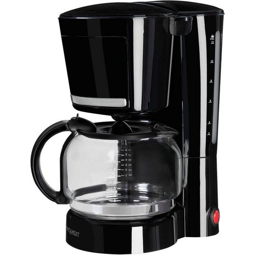 exquisit Filterkaffeemaschine KA 3102 swi, 1,25l Kaffeekanne, Papierfilter 1×4, schwarz