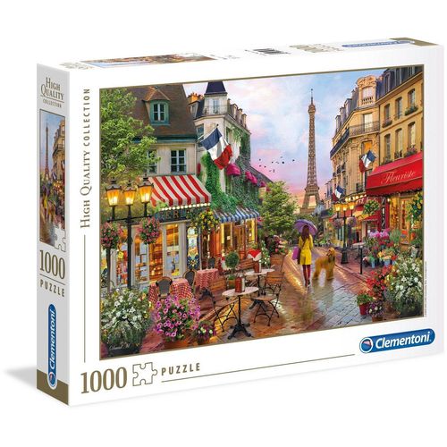 Clementoni® Puzzle High Quality Collection, Blumen in Paris, 1000 Puzzleteile, Made in Europe, FSC® - schützt Wald - weltweit, bunt
