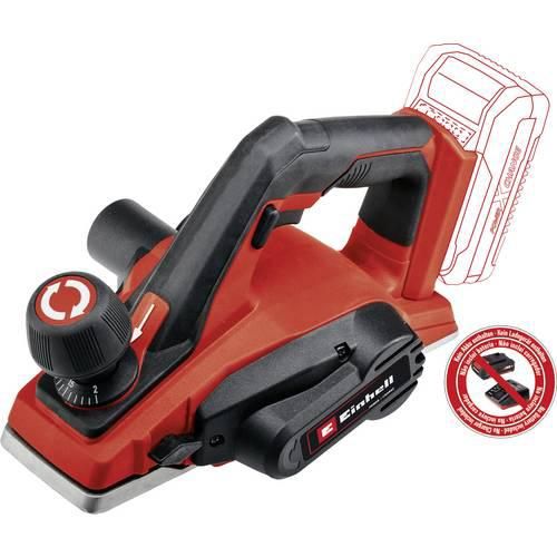 Einhell TE-PL 18/82 Li - Solo Akku-Hobel mit Zubehör, ohne Akku, ohne Ladegerät Hobel-Breite: 82 mm 18 V Falztiefe (max.): 8 mm