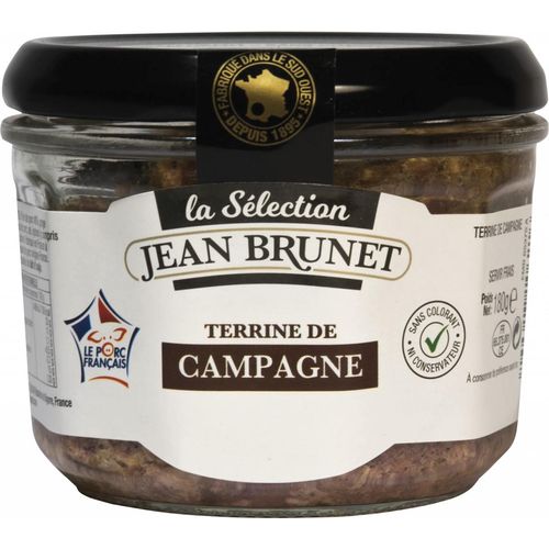 Jean Brunet Terrine de Campagne VPF Französische Bauernpastete