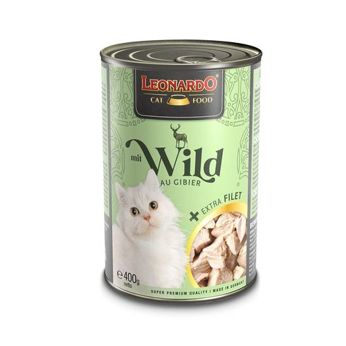 Leonardo mit Wild + extra Filet 24x400g