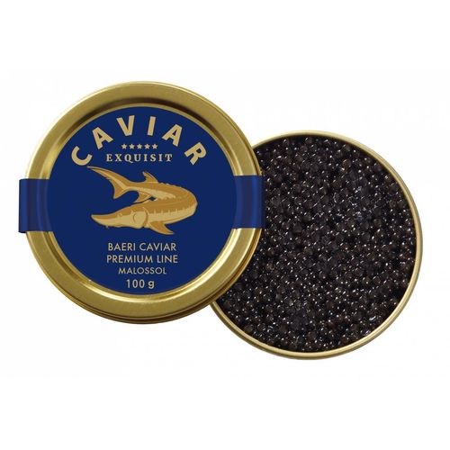 Exquisit BAERI CAVIAR Premium Linie Malossol, 100g