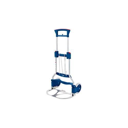 Sackkarre RuXXac-cart Business, bis 125 kg, elastisches Spannband, Bockrollen, Aluminium/Stahlrohr/Kunststoff, blau-rot-silber