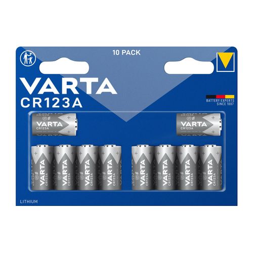 VARTA Batterie »CR123A 10 Stück«