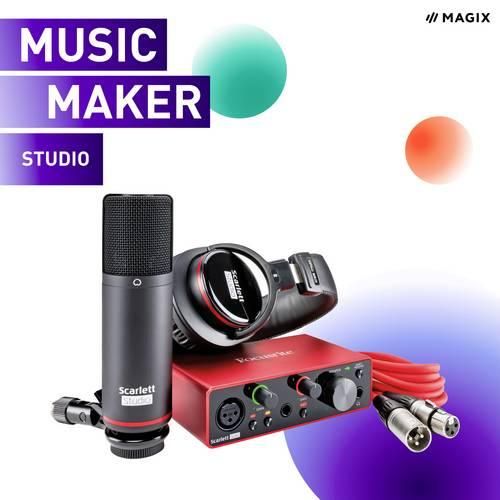 Magix Music Maker Studio Edition 2023 Jahreslizenz, 1 Lizenz Windows Videobearbeitung
