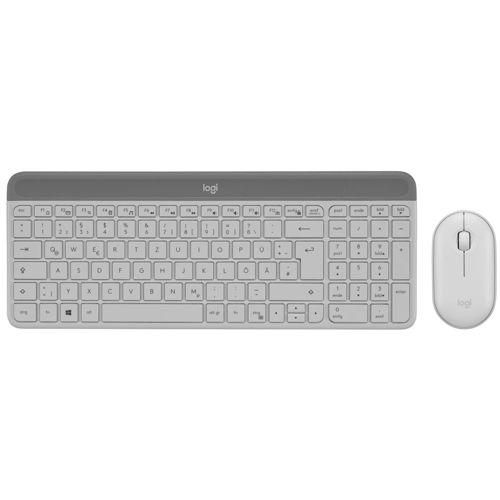 Logitech MK470 Slim Combo weiß