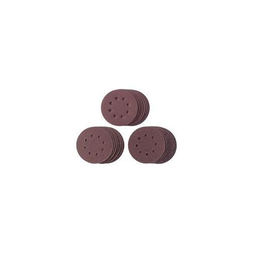 Q-Stick Schleifblatt-Set Ø 125mm, K60 /120 /180 25-teiliges Spar-Pack