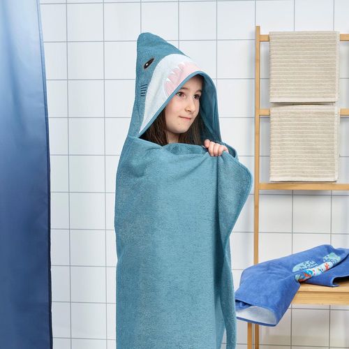 BLÅVINGAD Kapuzenhandtuch