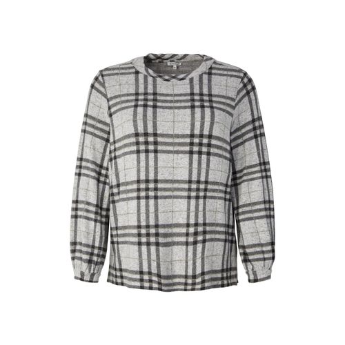 Kariertes Langarmshirt in Flanell-Optik, Karo, Gr.46