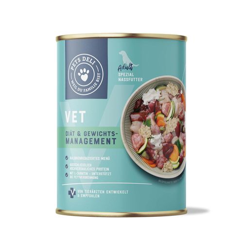 Nassfutter VET Diät & Gewichtsmanagement für Hunde - 400g / Einzeldose