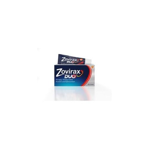 Zovirax Duo, Lippenherpescreme mit Aciclovir & Hydrocortison 2 g