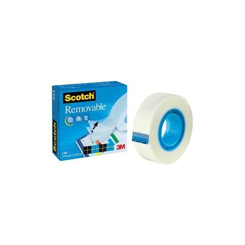 Scotch Removable Klebefilm matt 19,0 mm x 33,0 m 1 Rolle