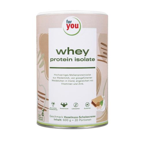 for you whey protein isolate Haselnuss-Schokocreme