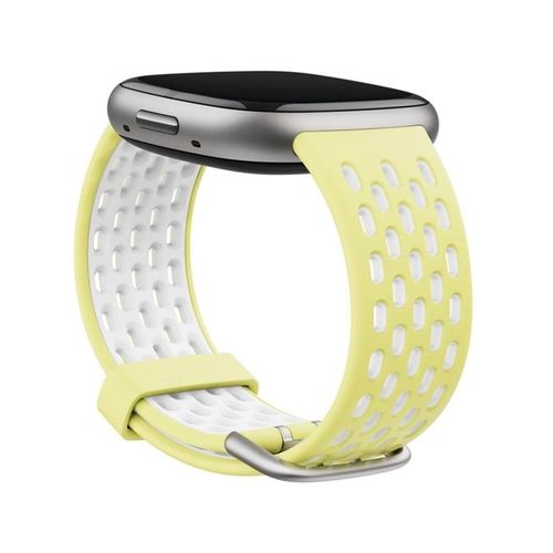 Fitbit Versa 3/4 & Sense/2 Glow Up/Frost White Small