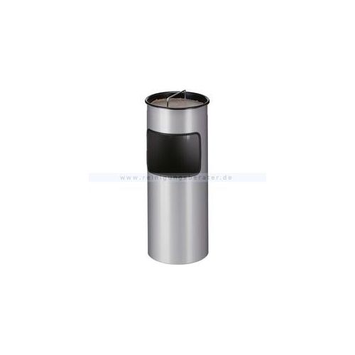 Standascher 30 L aluminium mit schwarzen Einsatz und Sieb
