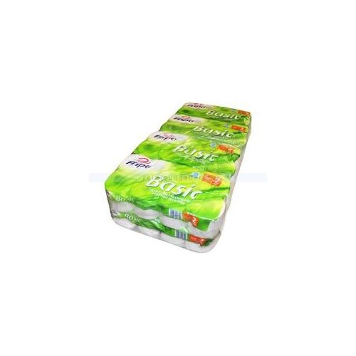 Toilettenpapier Fripa Tissue Recycling Basic weiss 64 Rollen 64 Rollen/Paket x 250 Blatt, Klopapier 2-lagig