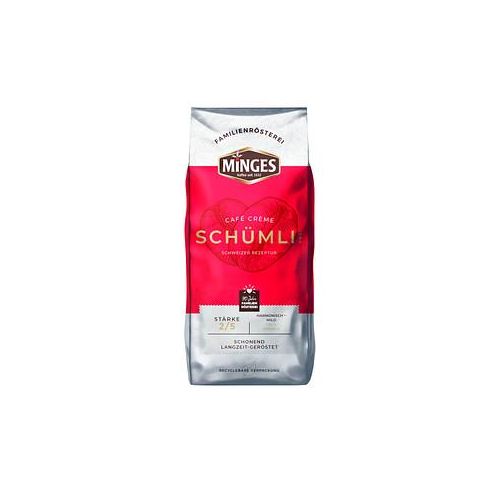 MINGES CAFFÈ CREMÉ Schümli 2 Kaffeebohnen Arabicabohnen mild 1,0 kg