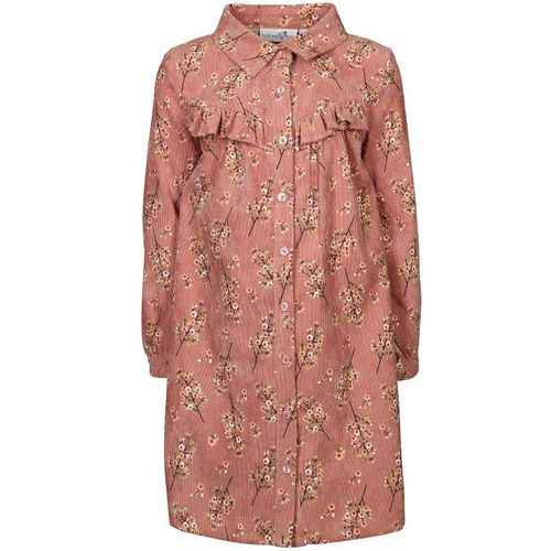 happy girls - Hemd-Kleid TWIGS aus Cord in dusty rose, Gr.116