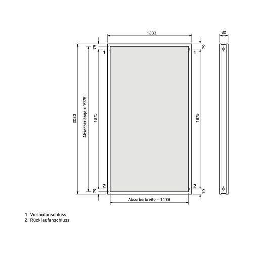 Vaillant Solar-Paket Kollektor/3 mit 3x VFK 145 V Kollektoren und VR 11 0010042397