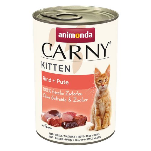 animonda Carny Kitten Rind + Pute 24x400g