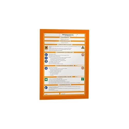 Durable Inforahmen Duraframe, DIN A4, 2 Stück, orange
