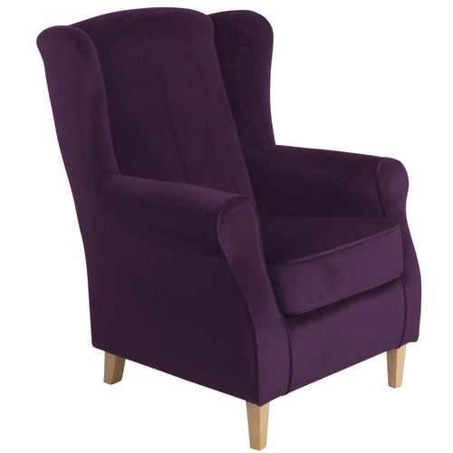 Lorris Ohrenbackensessel purple