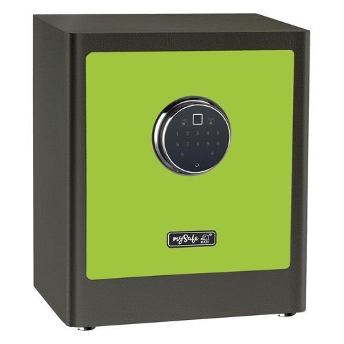 Elektronik-Möbel-Tresor - mySafe Premium 350 - Code/Fingerprint - Grün/Grau