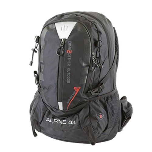 ALPINE Trekkingrucksack 40 Liter schwarz