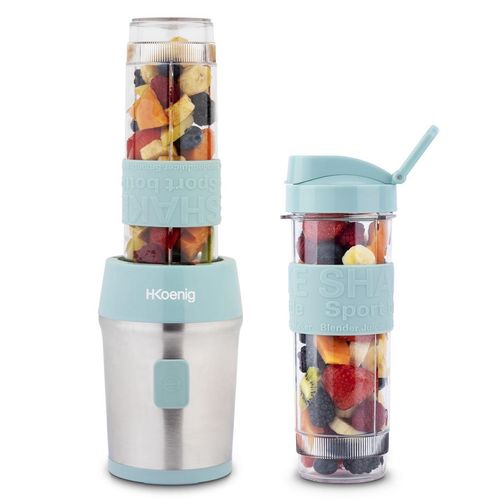 Smoothie-Maker SMOO16 / Gehäuse aus gebürstetem Edelstahl / 4 Klingen aus rostfreiem Stahl / 570 ml