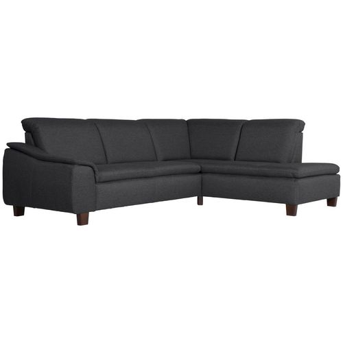 Aaron Sofa 2,5-Sitzer links mit Ecksofa rechts graphit