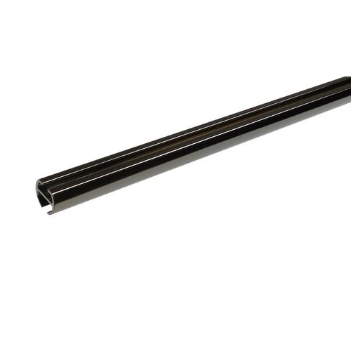 Stilstange Gardinenstange Profilrohr 16 mm Ø, 120 cm, titan