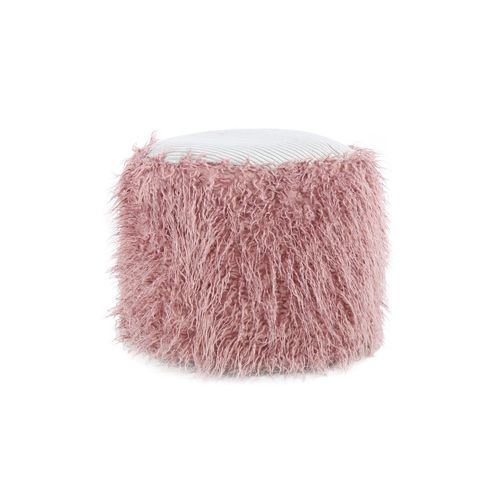 Fellpouf Bobtail 125 Rosa / Grau