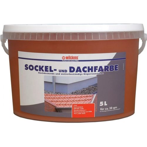 Wilckens Sockel- und Dachfarbe, Ziegelrot 5 L