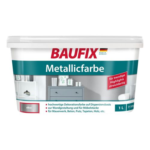 BAUFIX Metallicfarbe silber