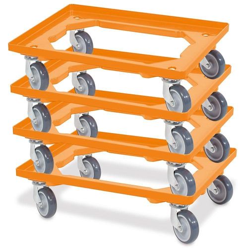 Transportroller 600x400 mm orange (4er Set)