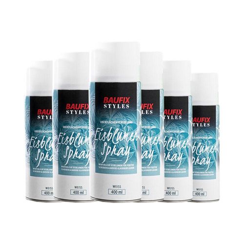 Styles Designlack, Eisblumenspray - 6er-Set