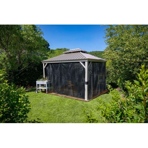 Sojag Aluminium Pavillon Messina 12x16 champagner