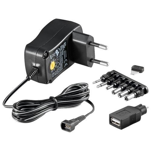 EcoFriendly Universal Netzteil 600 mA 3-12 V mit 8 DC + 1 USB Adapter Netzstecker