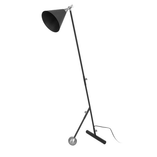 Stehlampe Celeste 225 Schwarz / Silber