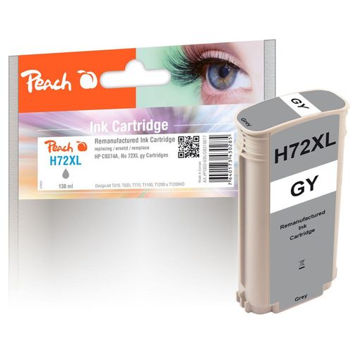 Tintenpatrone grau ersetzt HP No. 72XL GY