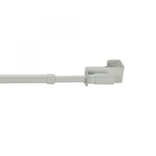 Bistrostange, Scheibengardinenstange Klemmstange 7-9 mm Ø, weiß, ausziehbar 75-125 cm
